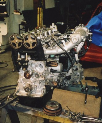 &ldquo;Second generation B16A with rocker cover off&rdquo;