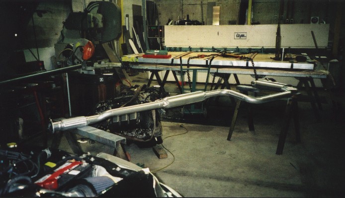 The complete 2.5" mandrel bend exhaust